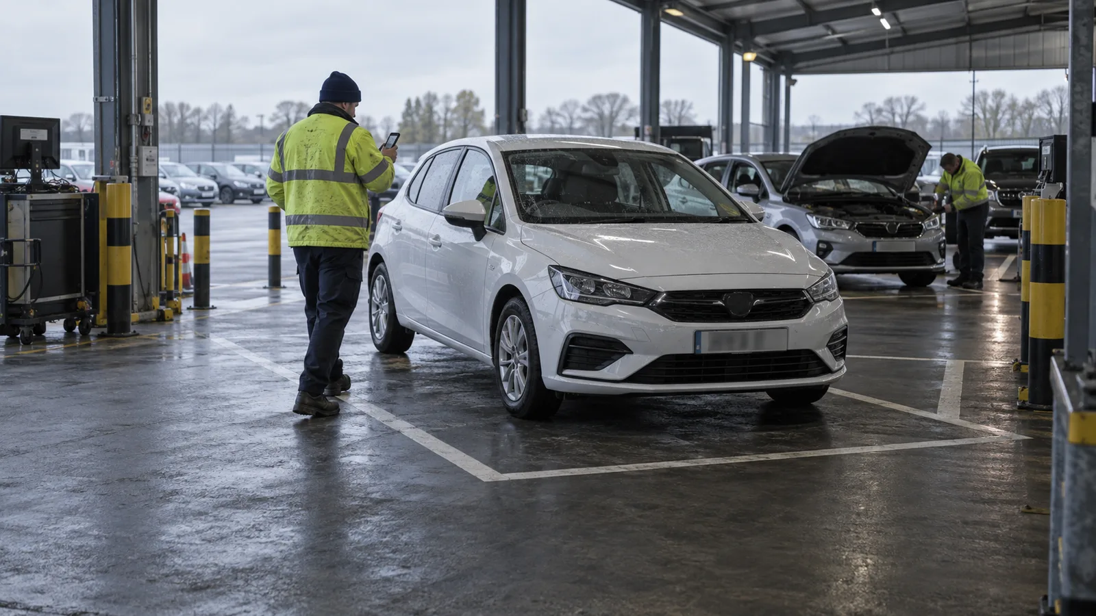 de-fleet bay · vehicle return